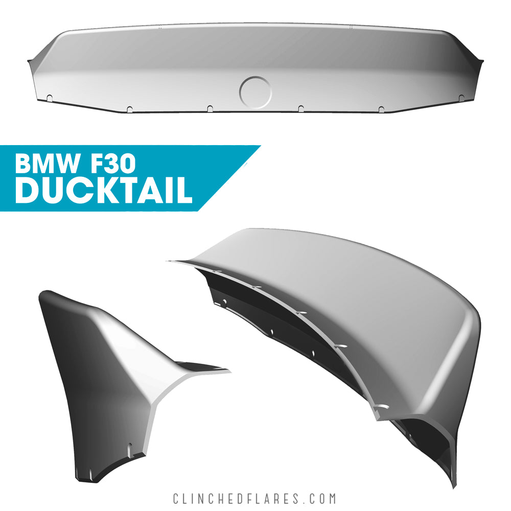 Clinched BMW 3-series F30 Ducktail Spoiler | ML Performance UK Car Parts