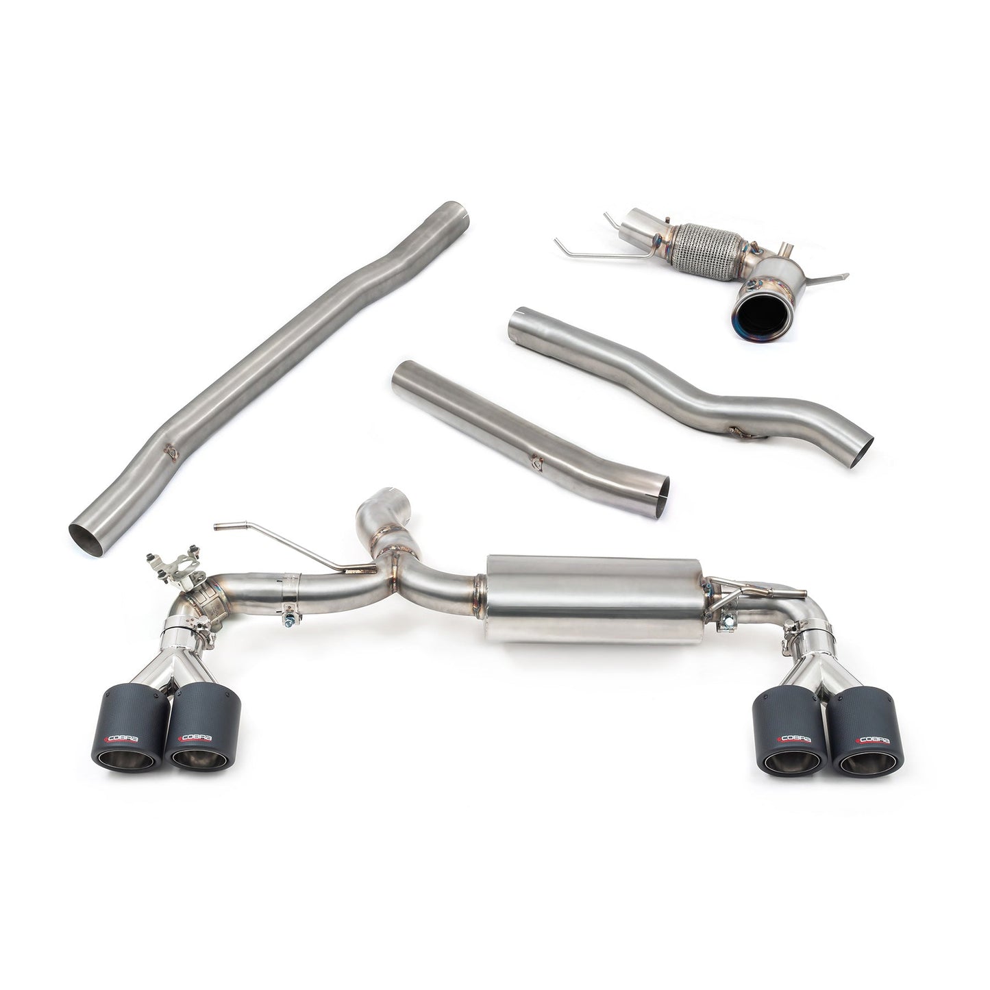Cobra Exhaust BMW M135i (F40) Quad Exit M3 Style Turbo Back Performance Exhaust