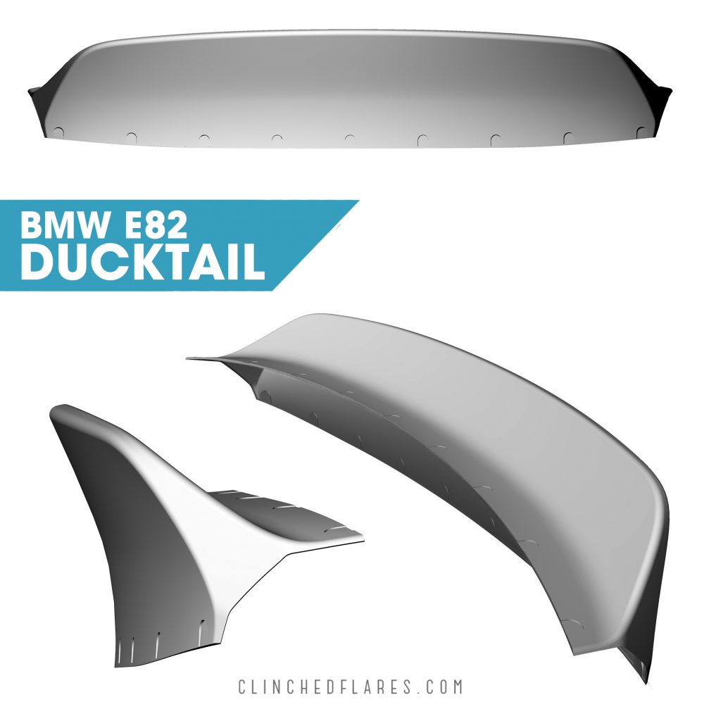Clinched BMW 1-series E82 Ducktail Spoiler | ML Performance UK Car Parts