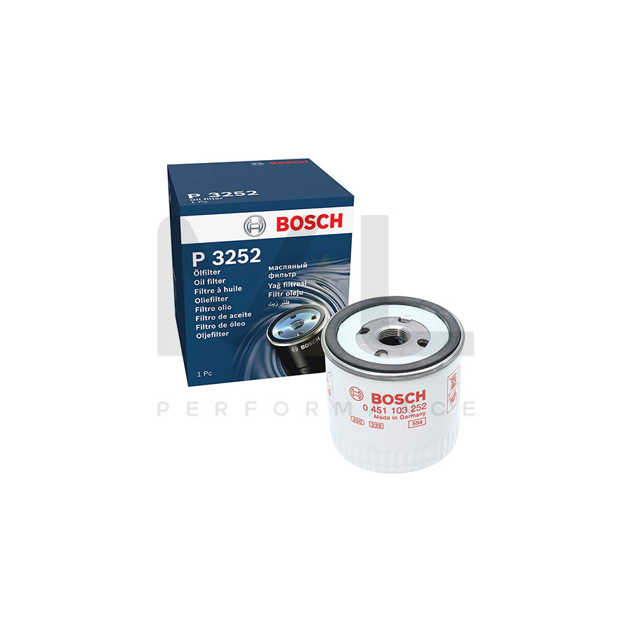 BOSCH Oil Filter 0451103252 (P3252)