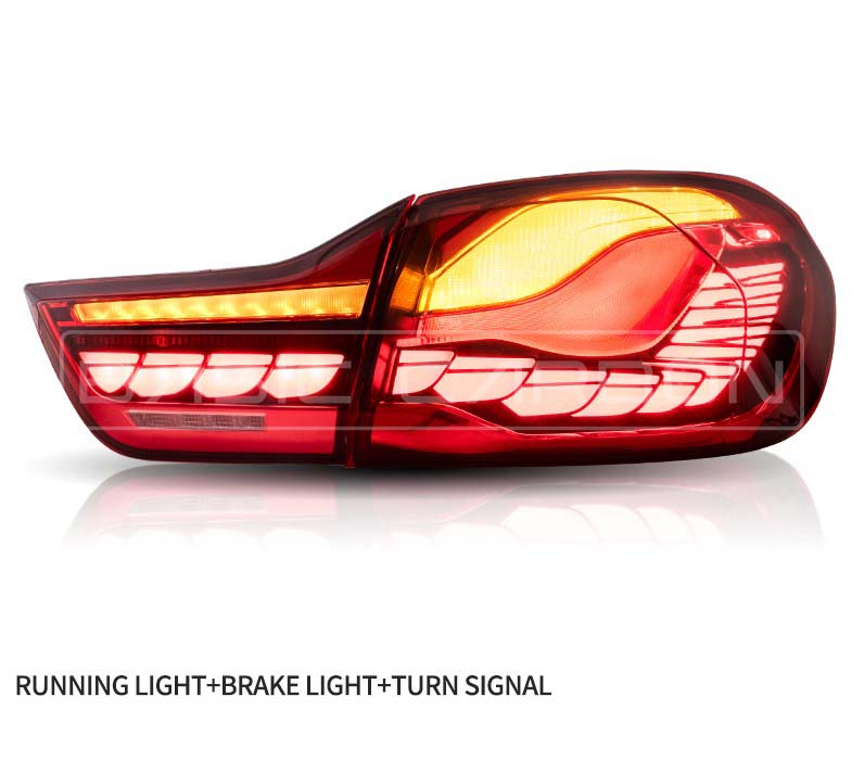 Basic Carbon BMW F32 F33 F36 F82 GTS Style LED Tail Lights Inc. 430i 435i 440i M4