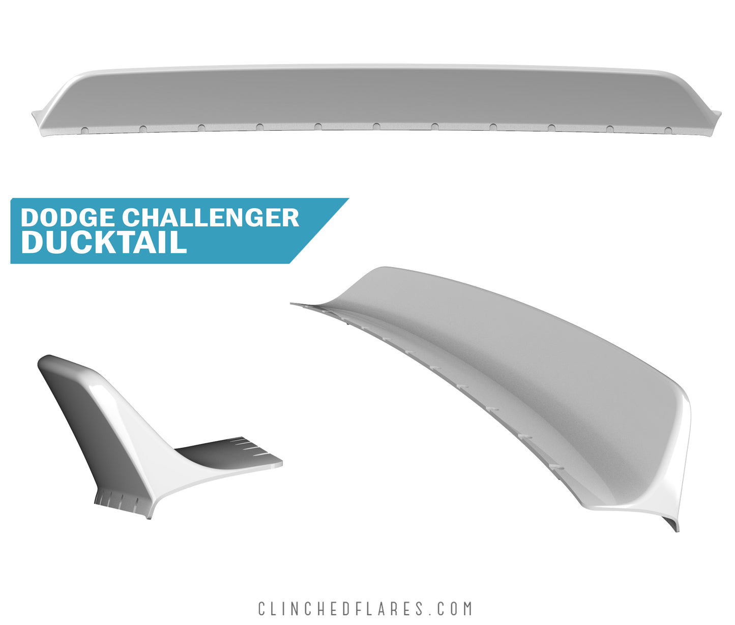 Clinched Dodge Challenger Ducktail Spoiler | ML Performance UK Car Parts