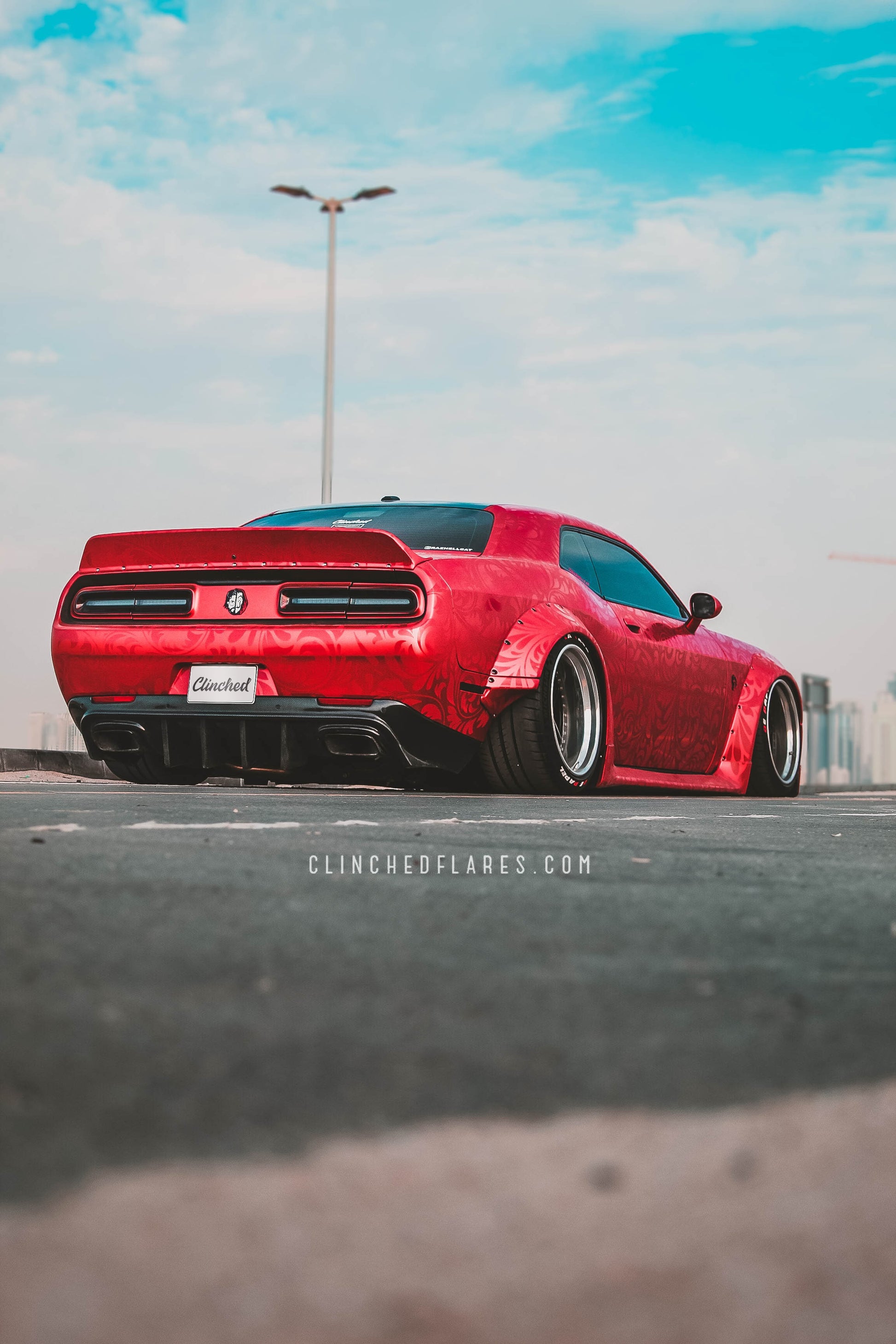 Clinched Dodge Challenger Ducktail Spoiler