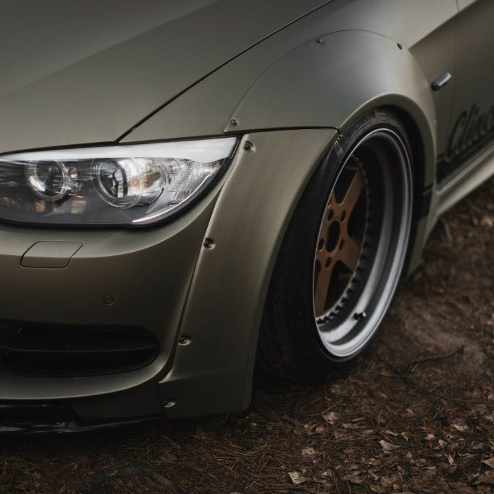 Clinched BMW E92 Wide Body Kit without Ducktail - ML Performance UK