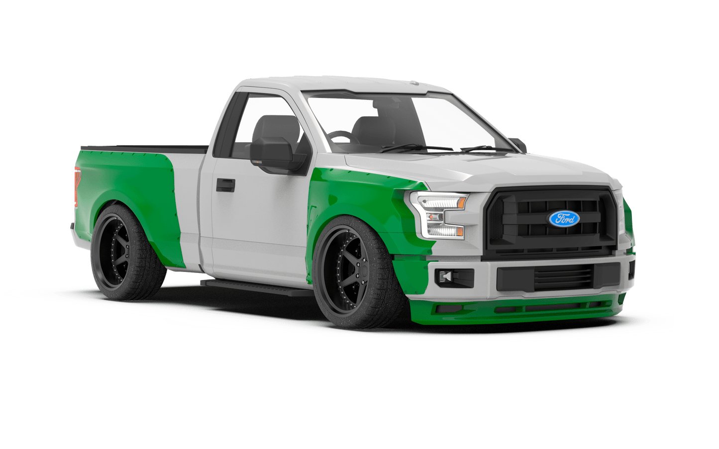 Clinched Ford F-150 (6.5 bed) Widebody Kit | ML Performance UK Car Parts