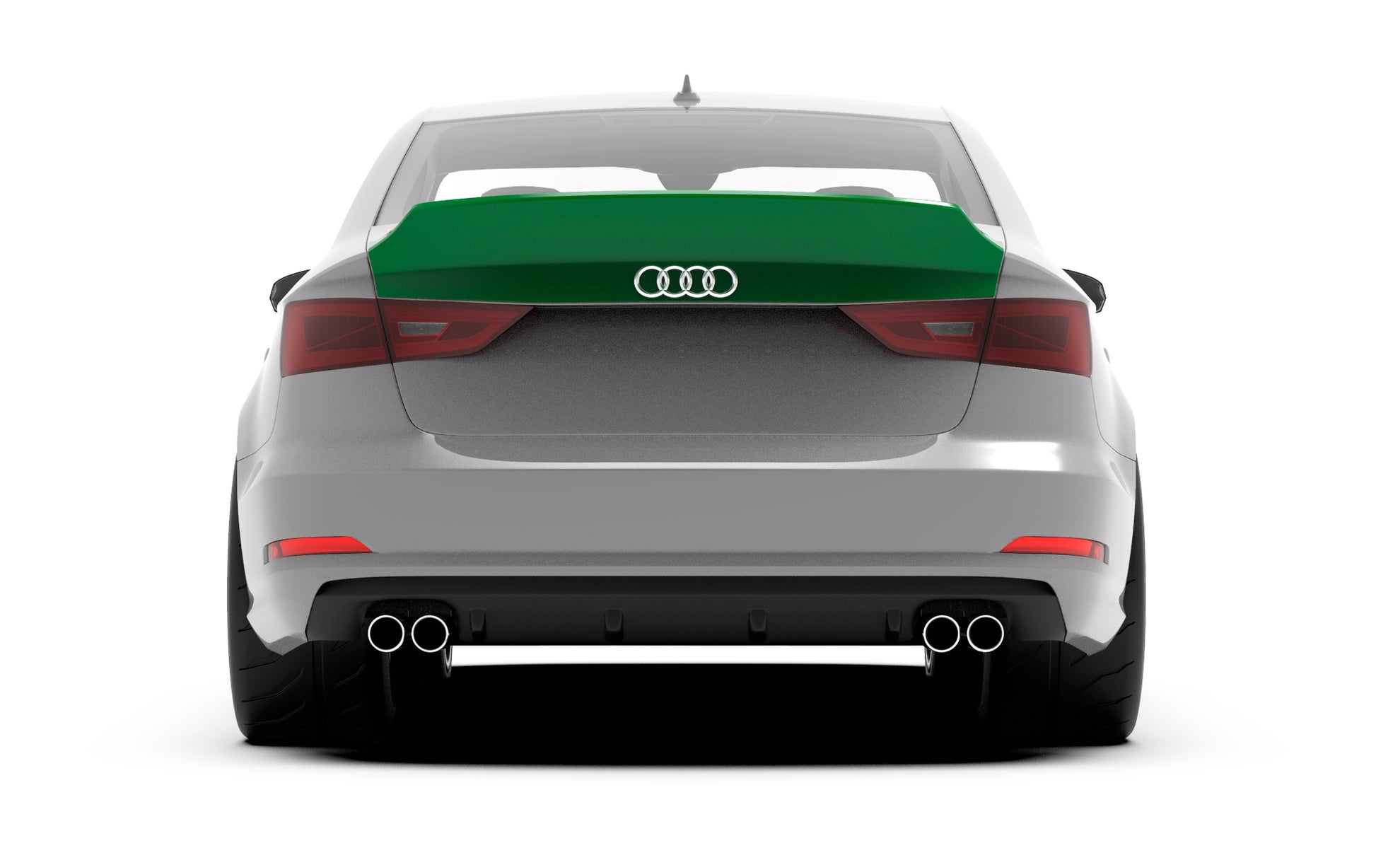 Clinched Audi A3/S3/RS3 (8V sedan 2013+) Ducktail Spoiler