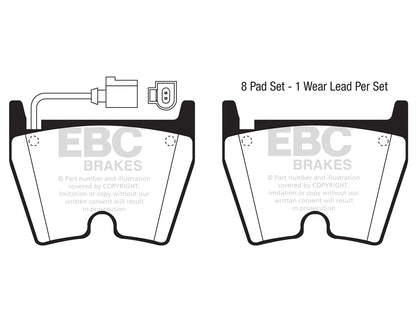 EBC Audi 8S 8U 8V Bluestuff NDX Trackday Front Brake Pads - ATE Caliper (RS3, RSQ3 & TTRS) - ML Performance UK
