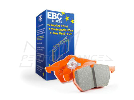 EBC Audi Seat Skoda Volkswagen Orangestuff Race Front Brake Pads - ATE Caliper (Inc. 8P A3, 8P S3, MK5 Golf & B6 Passat) - ML Performance UK