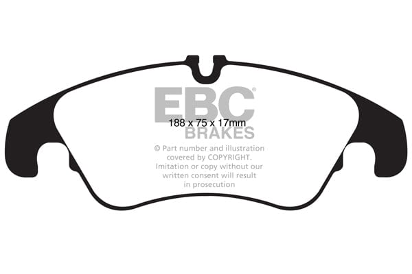 EBC Audi B8 C7 Yellowstuff 4000 Series Front Sport Brake Pads & Slotted And Dimpled Sport Discs Kit - TRW Caliper (A6, A7 & Q5) | ML Performance UK