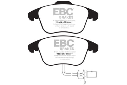 EBC DP31998C Audi B8 Redstuff Sport Front Brake Pads - ATE Caliper (A4 & A5) (Pair)