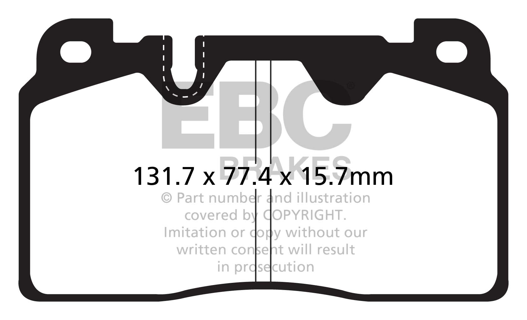 EBC Audi Porsche Yellowstuff 4000 Series Front Sport Brake Pads & Premium OE Replacement Plain Discs Kit - Brembo Caliper (Inc. C7 A6, C7 A7, B8 Q5 & 95B Macan) | ML Performance UK