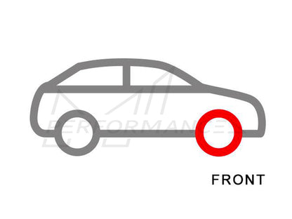 EBC Audi Seat Skoda Volkswagen Premium OE Replacement Front Discs - ATE Caliper (Inc. 8L A3, 6P Ibiza, NJ Fabia & MK5 Polo) | ML Performance UK