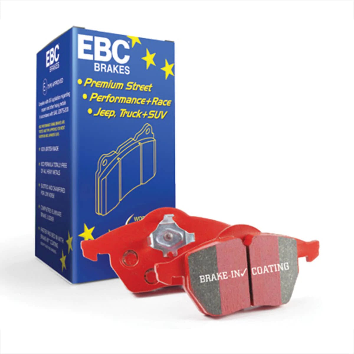 EBC DP31330C Audi Seat Skoda Volkswagen Redstuff Sport Front Brake Pads - ATE Caliper (Inc. 8L A3, 8L S3, MK3 Golf & MK4 Polo) (Pair)