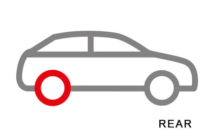 EBC Audi Volkswagen Redstuff Sport Rear Brake Pads - ATE Caliper (8P A3, MK5 Golf, MK6 Golf & MK6 Golf GTI) (Pair)