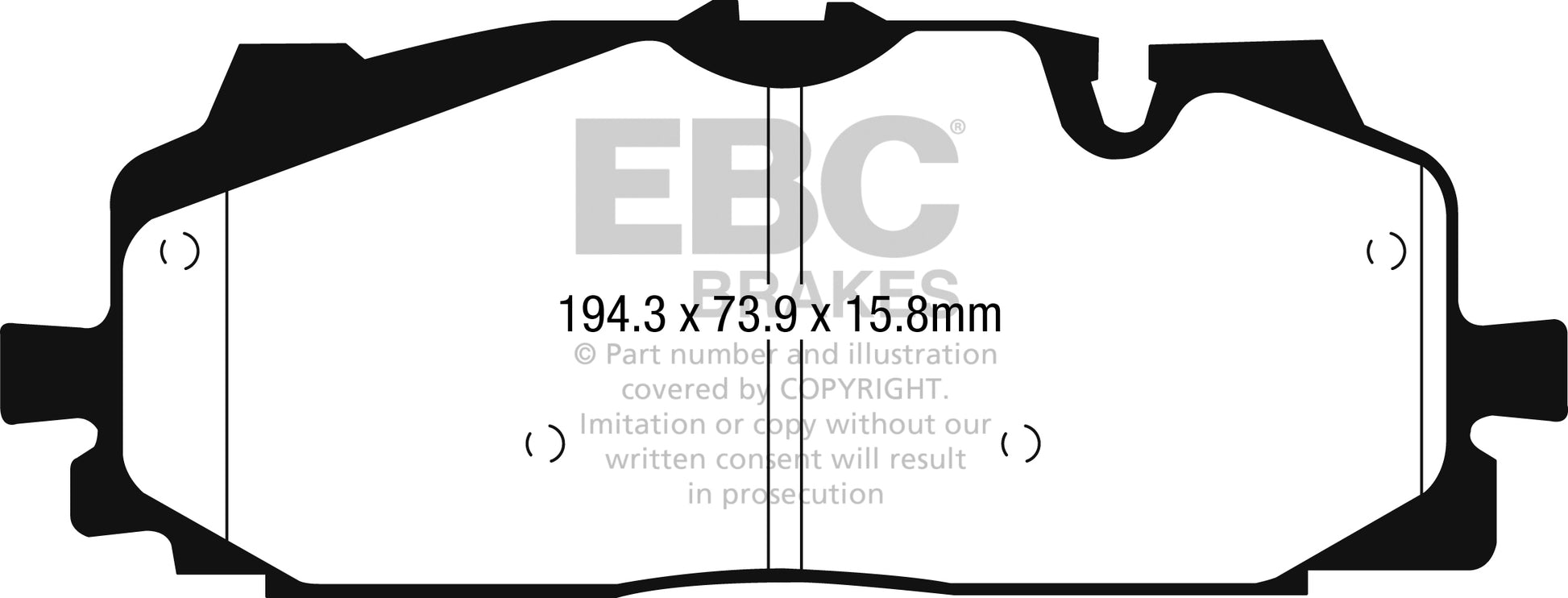EBC Audi Volkswagen Yellowstuff 4000 Series Front Sport Brake Pads & Slotted And Dimpled Spor Discs Kit - Akebono Caliper (Inc. C8 A6, 4M Q7, B9 S5 & Touareg) | ML Performance UK