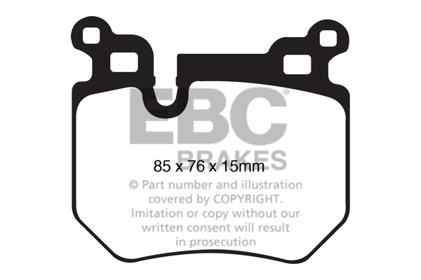 EBC BMW E82 E88 135i Bluestuff NDX Trackday Rear Brake Pads | ML Performance UK