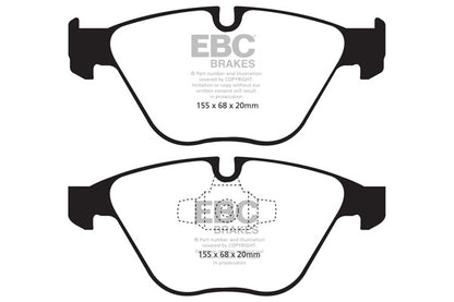 EBC BMW E89 Z4 30i Yellowstuff 4000 Series Front Sport Brake Pads & Premium OE Replacement Riveted Discs Kit - ATE Caliper | ML Performance UK