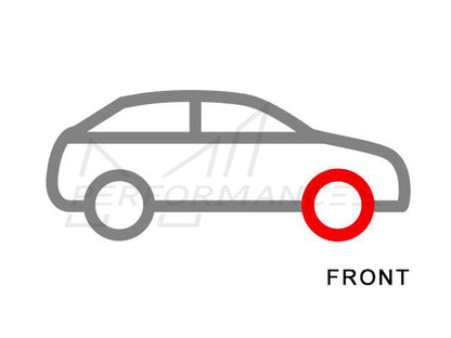 EBC BMW F01 F02 F07 F12 Premium OE Replacement Front Discs - ATE Caliper (Inc. ActiveHybrid 5, 640i, 650i & ActiveHybrid 7) | ML Performance UK