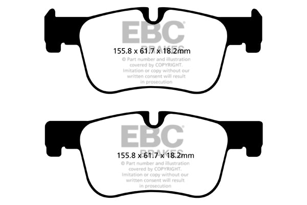 EBC BMW F30 F32 Redstuff Sport Front Brake Pads - ATE Caliper (Inc. 316i, 330i, 418i & 420i) | ML Performance UK