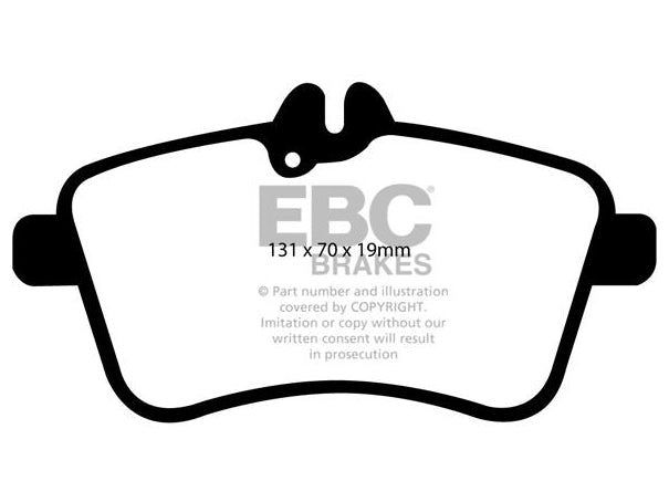 EBC Mercedes-Benz W169 W245 Greenstuff 2000 Series Sport Brakes Pad & Premium OE Replacement Plain Disc Kit - TRW Caliper (Inc. A200, A200D, B200 & B200D) | ML Performance UK