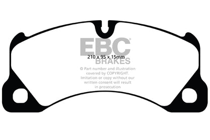 EBC Porsche Volkswagen Bluestuff NDX Trackday Front Brake Pads - Brembo Caliper (Inc. 9PA Cayenne, Macan, 970 Panamera & Touareg)  | ML Performance UK
