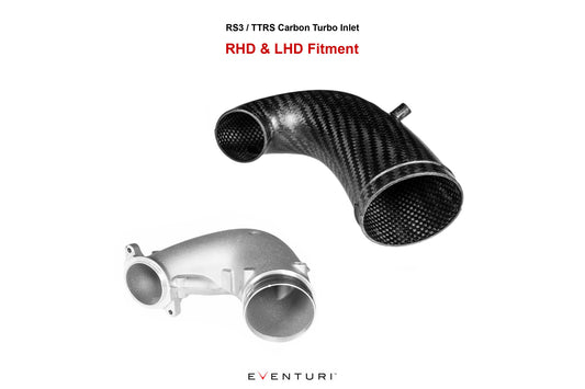 Eventuri Audi RS3 Gen 2 8V.5 & TTRS 8S Carbon Turbo Inlet for Carbon Intake with NO FLANGE I ML Performance UK