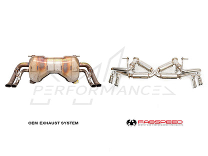 Fabspeed Audi R8 V10 Valvetronic Supersport X-Pipe Exhaust System (2017 - 2019) - ML Performance UK