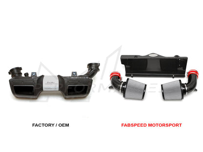 Fabspeed Porsche 997 Turbo Carbon Intake System - ML Performance UK