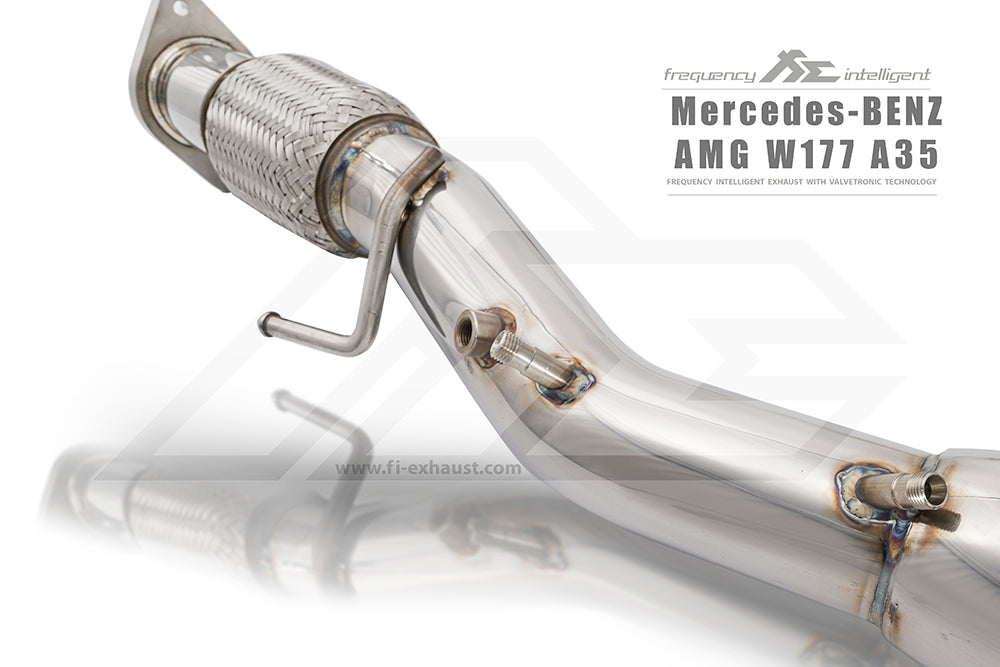FI Exhaust Mercedes-Benz W177 A35 AMG Sport 200 Cell Downpipe - ML Performance UK