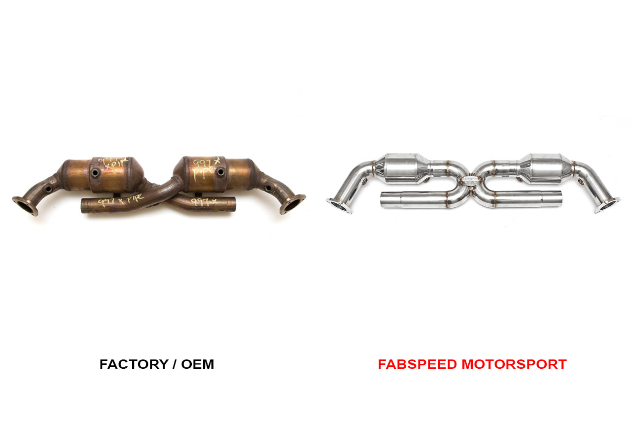 Fabspeed Porsche 997 Carrera Sport Cat X-Pipe - ML Performance