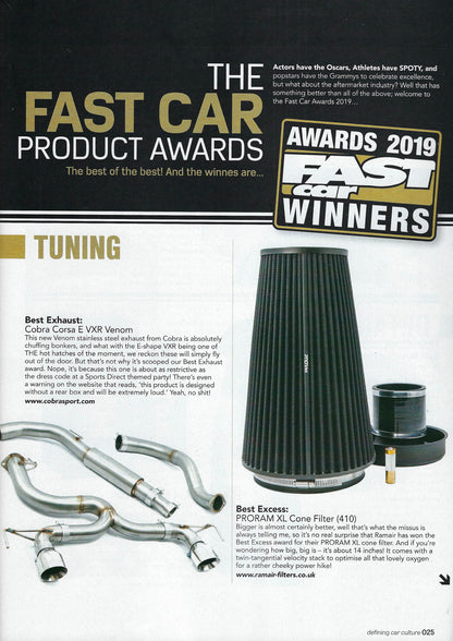 Cobra Exhaust Vauxhall Corsa E VXR (15-18) Venom Box Delete Race Performance Exhaust