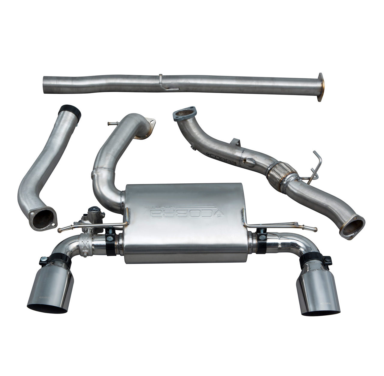 Cobra Exhaust Ford Focus RS (MK3) Turbo Back Performance Exhaust