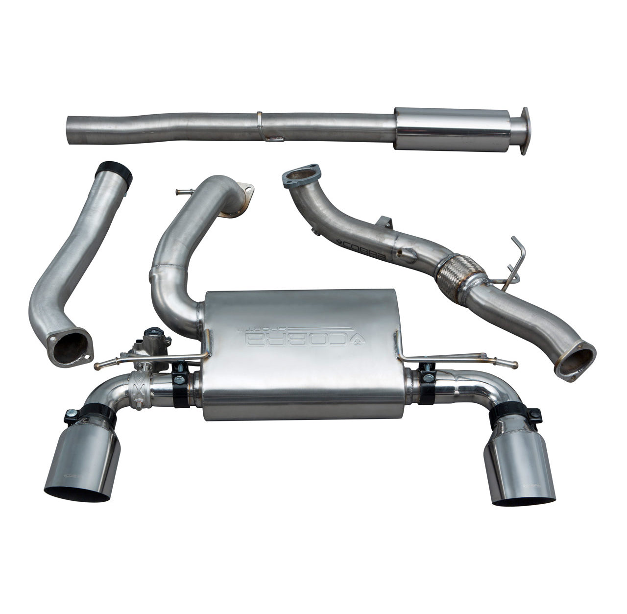 Cobra Exhaust Ford Focus RS (MK3) Turbo Back Performance Exhaust