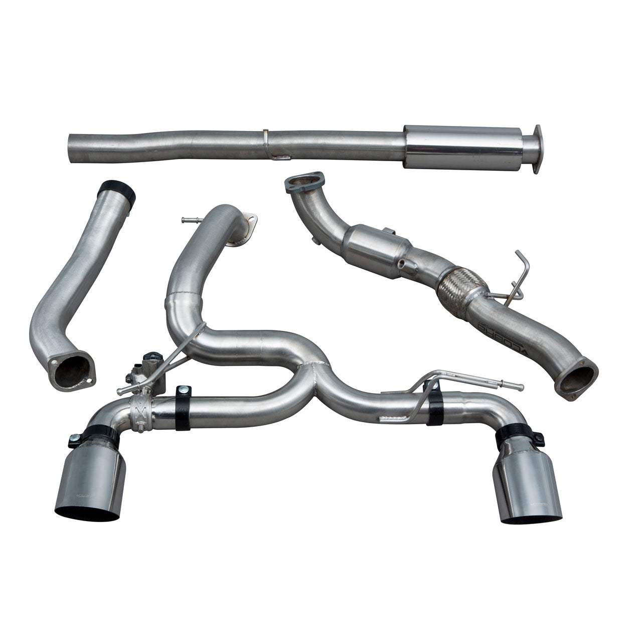 Cobra Exhaust Ford Focus RS (MK3) Venom Box Delete Race Turbo Back Performance Exhaust | ML Performance UK Car Parts