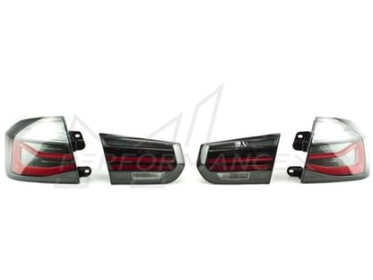 Genuine BMW F30 F80 M Performance Black Line Rear Taillights (Inc. 328i, 330d, 335i & M3) - ML Performance UK
