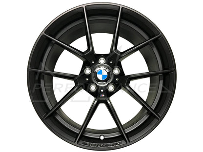Genuine BMW F87 M Performance Y-Spoke 763 Matte Black / Frozen Gold 19" Wheels with Tyres (M2, M2 Competition & M2 CS) - ML Performance UK