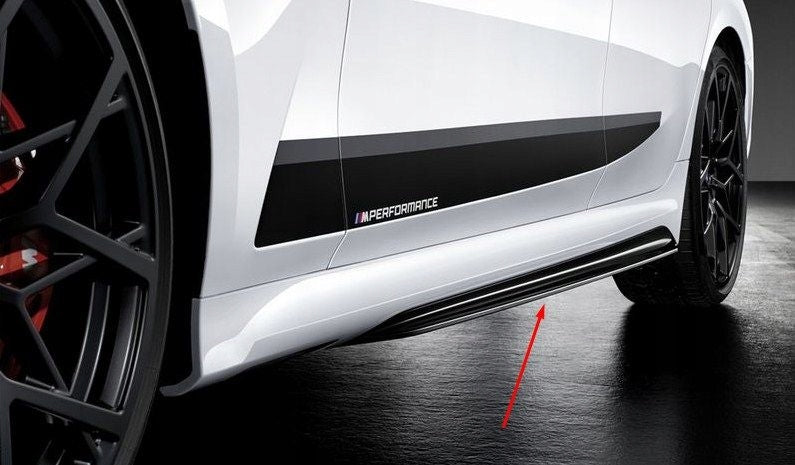 Genuine BMW 3 Series G20 G21 M Performance High-Gloss Black Sill Attachments (Inc. 320i, 330d, 330i & M340ix) - ML Performance UK