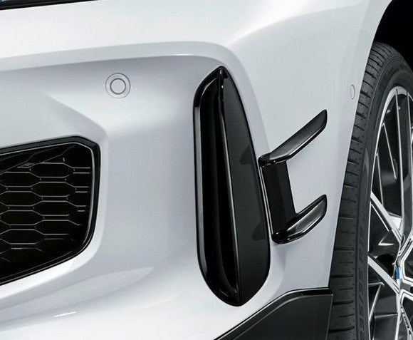 Genuine BMW F40 Gloss Black Right Front Bumper Vent Trims (Inc. 116d, 118i, 120dx & M135ix) - ML Performance UK
