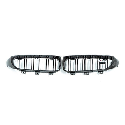 Genuine BMW F82 F83 M4 M Performance Carbon Front Kidney Grilles - ML Performance UK