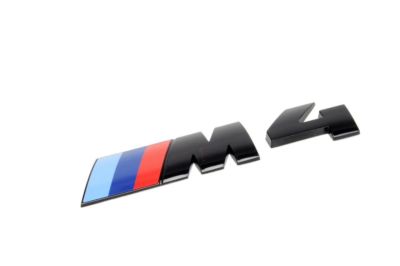 Genuine BMW F82 F83 M4 Rear Black Boot / Trunk Badge - ML Performance UK