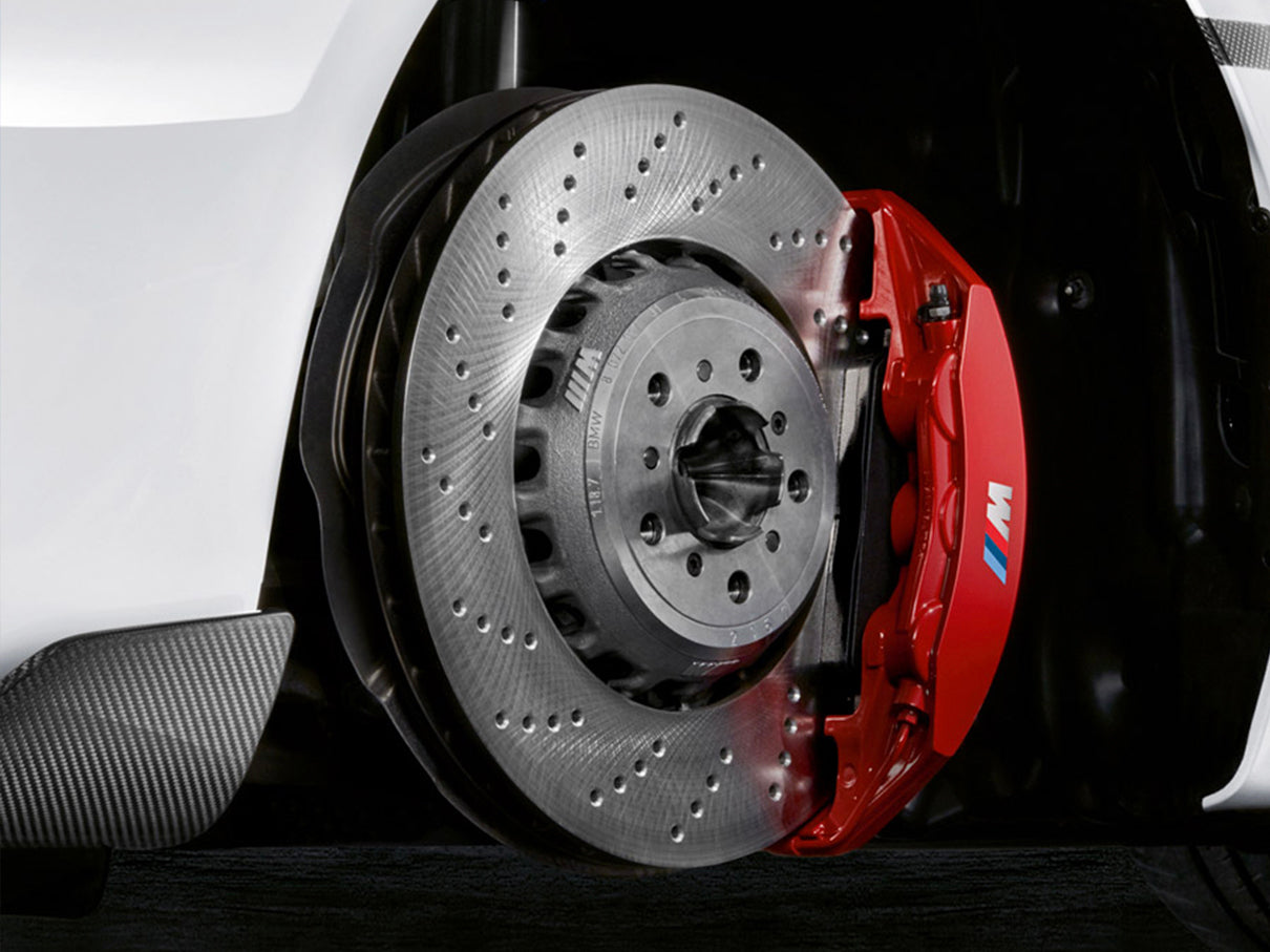 Genuine BMW F87 M Performance Rear Left 18" Red Brake Caliper (M2 & M2 Competition) - ML Performance UK