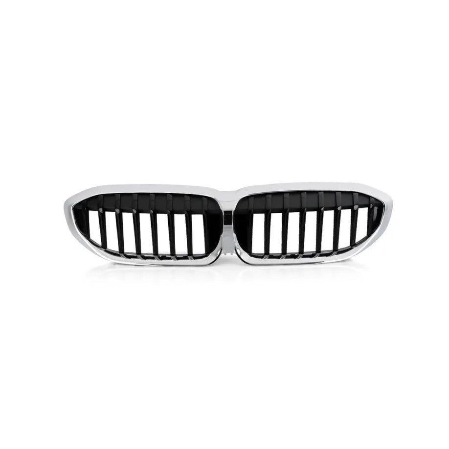 Genuine BMW G20 G21 Chrome Front Grille without Camera Cutout (Inc. 320i, 330d, 330e & M340i)