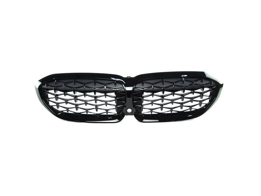 Genuine BMW G20 G21 Gloss Black Front Grille with Camera Cutout (M340i & M340ix)