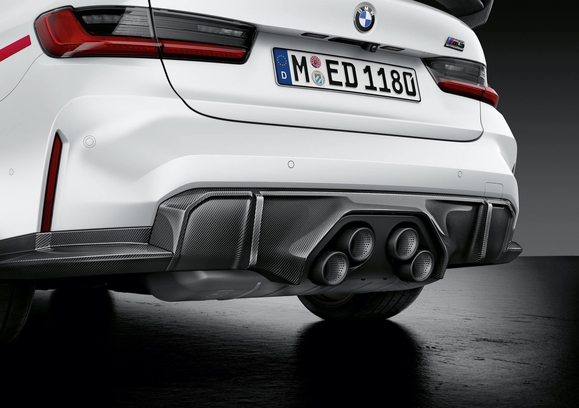 Genuine BMW G80 G82 M Performance Carbon Fibre Rear Bumper Diffuser (M3, M3 Competition, M4 & M4 Competition) - ML Performance UK