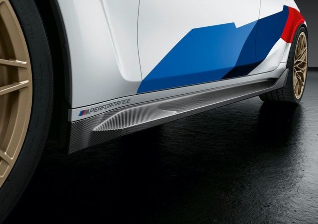 Genuine BMW G80 M Performance Carbon Fibre Sill Inserts - Pair (M3 & M3 Competition - ML Performance UK