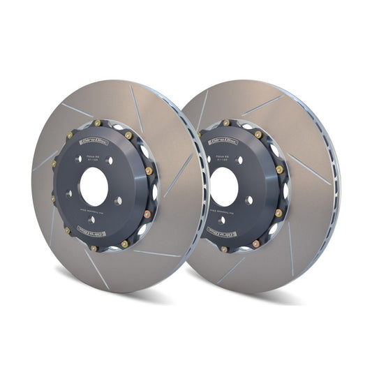 Girodisc BMW F80 F82 F83 F87 Rear 370mm 2-Piece Brake Discs For Blue Brembo Calipers - Pair (M2, M3 & M4) - ML Performance UK