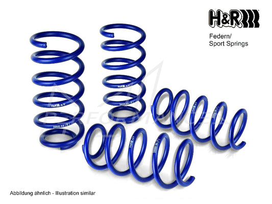 H&R BMW E70 E71 E72 Lowering Springs (Inc. X5 35i, X5 M50dx, X6 35ix, X6 M) - ML Performance UK
