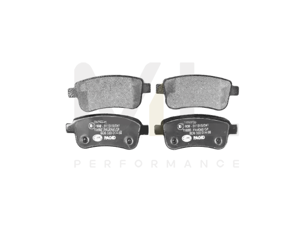 Hella 8DB 355 014-581 Brake Pad Set Not Prepared For Wear Indicator, With Brake Caliper Screws | ML Performance Car Parts