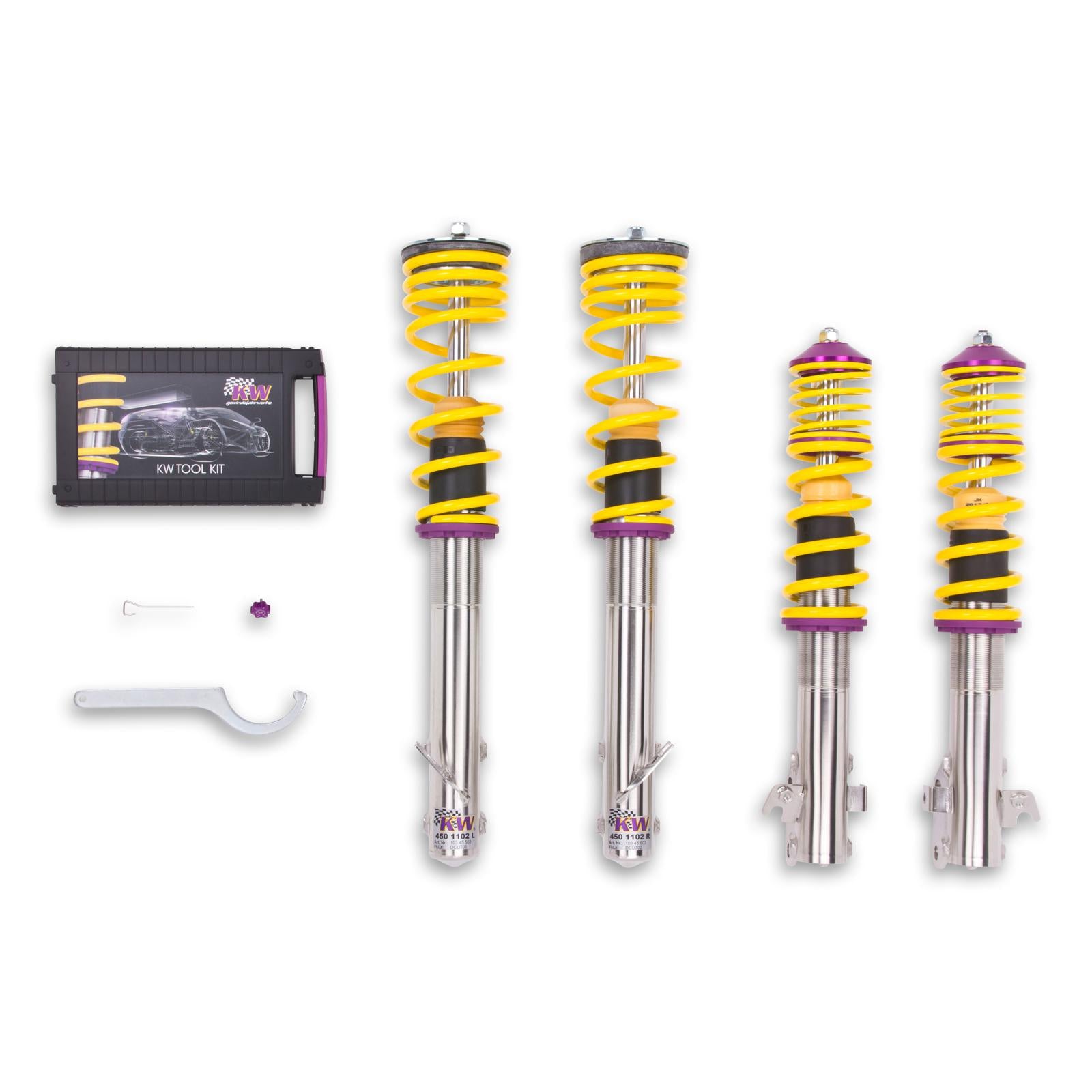 KW Audi B8 A4 Allroad Variant 1 Coilover kit - Inc. Deactivation For Electronic Damper | ML Performance UK 
