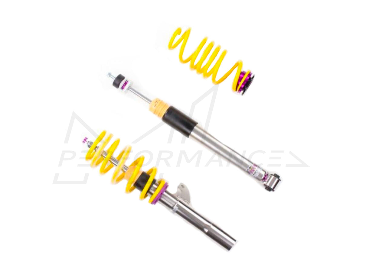 KW SEAT VW COILOVER VARIANT 3 INOX (Leon, Leon SC, Cupra R, Cupra, Golf MK7, Golf GTI & Golf R) - ML Performance UK